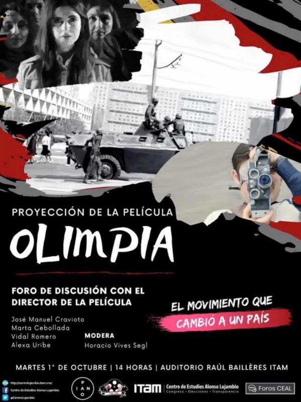 Proyección de la película "Olimpia"
